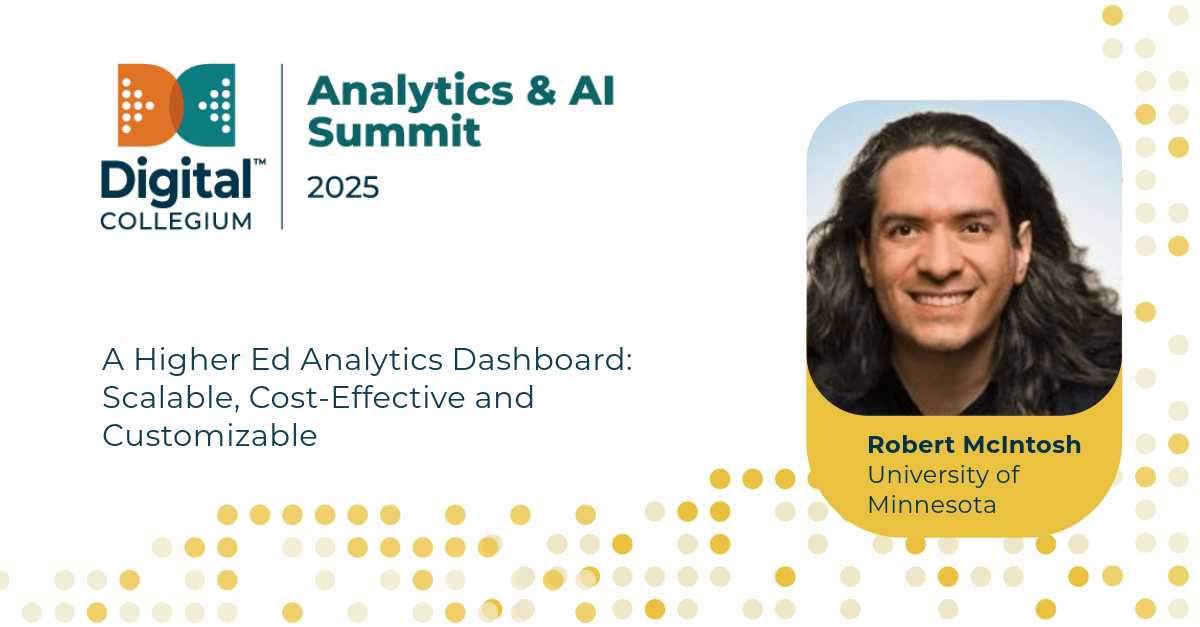 A higher ed analytics dashboard: Scalable