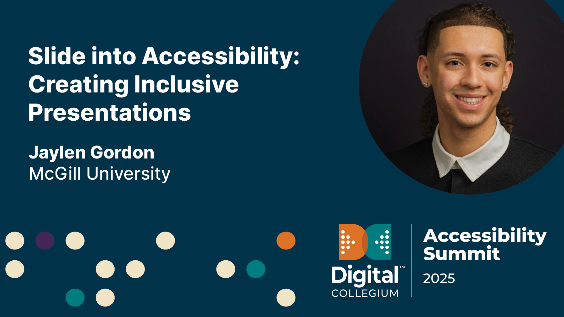 Slide into accessibility: Creating inclusive presentations  at 2024 Annual Conference