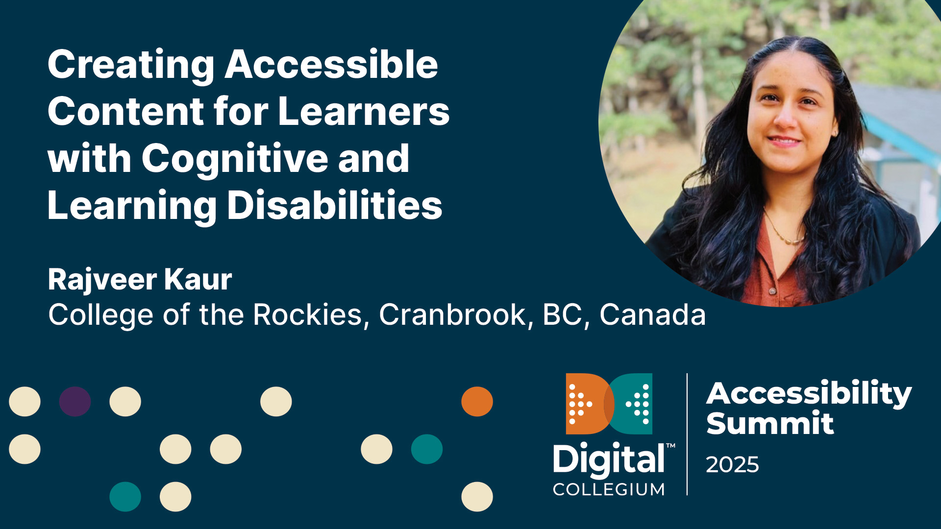 Creating accessible content for learners with cognitive and learning disabilities at 2024 Annual Conference